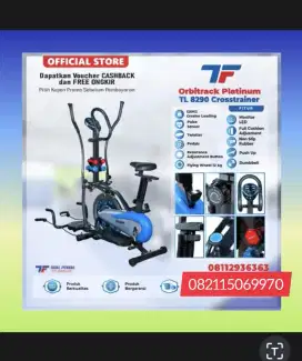 Sepeda statis alat fitnes tredmill gym promo