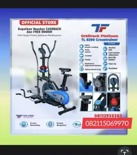 Sepeda statis murah alat fitnes tredmill gym promo