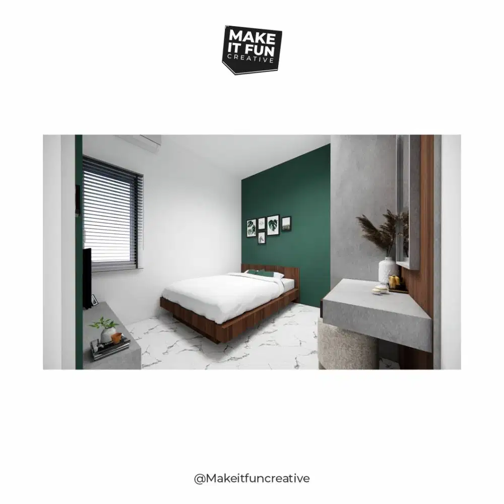 Terima jasa desain 3D Interior, Furniture, Gambar Kerja, Desain Grafis