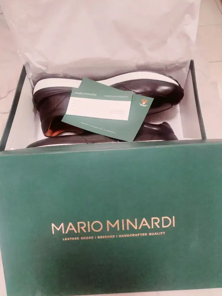 Jual Sepatu Premium merk Mario Minardi Original Type Leggiero