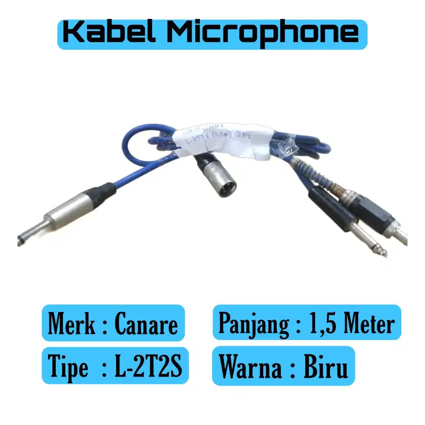 Kabel Aux Canare XLR Male Neutrik Sukomanunggal