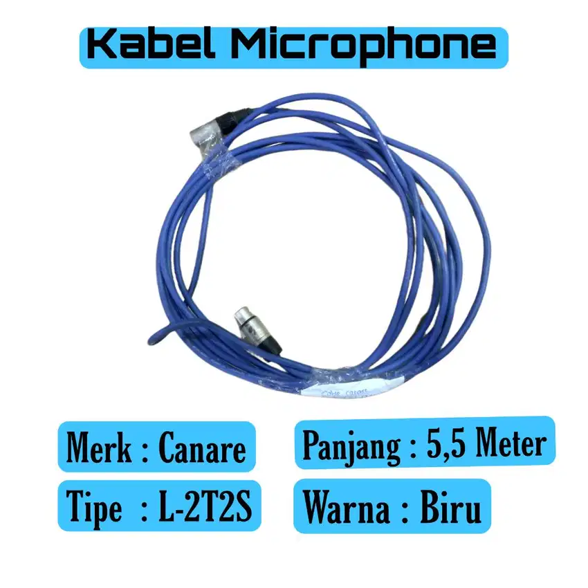 Kabel Canare XLR Male Female Neutik Sukomanunggal