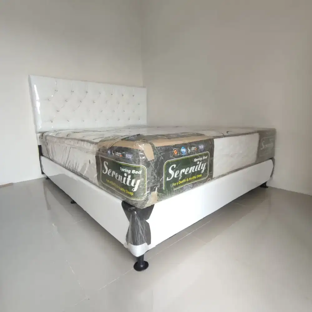 1 SET SPRING BED ELITE UK 160 X 200 CM