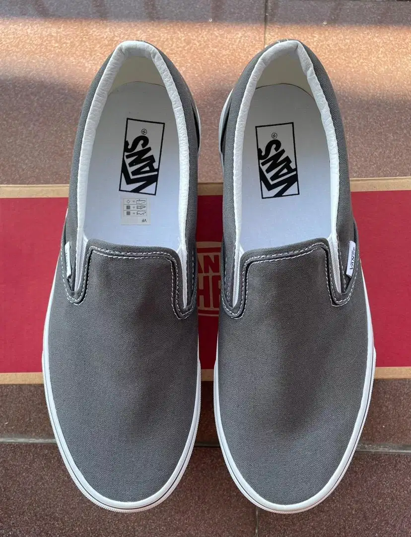 Vans Classic Slip-On Charcoal New harga nettt