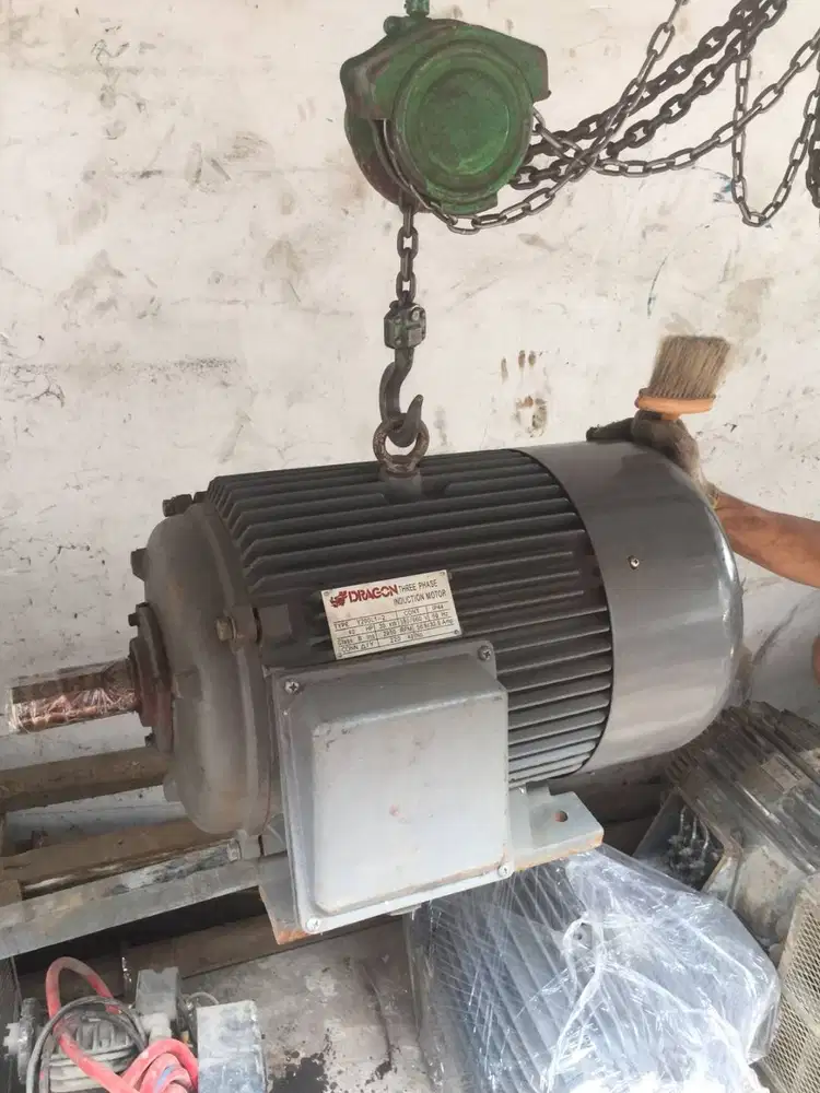 DINAMO 40HP 30KW 2POLE DRAGON DINAMO 3PHASE ELEKTRO MOTOR  RPM TINGGI