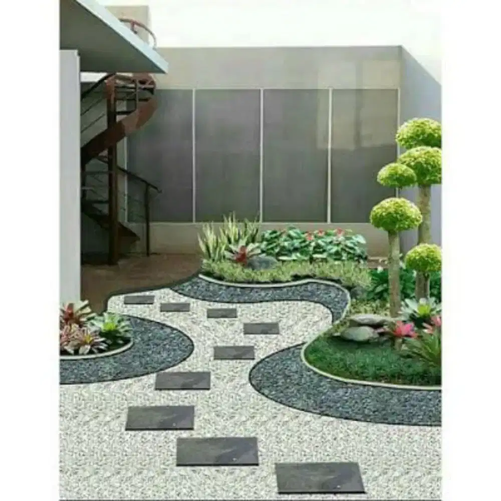 Jasa pembuatan taman kering taman proyek dll #16