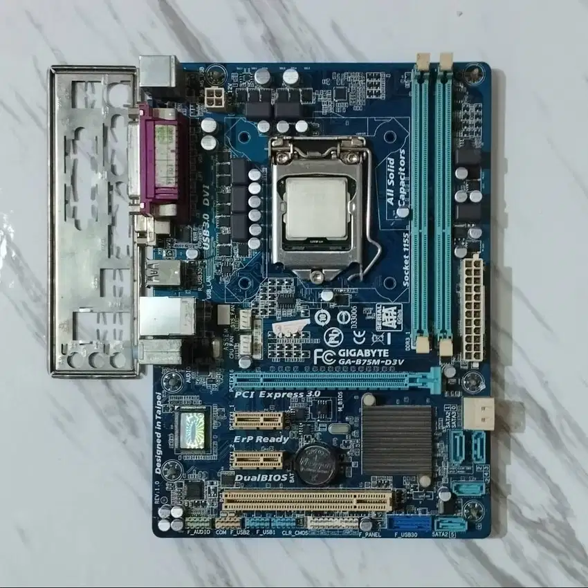 Mainboard Motherboard Mobo PC Intel LGA 1155 DDR3 Gigabyte GA B75M D3V