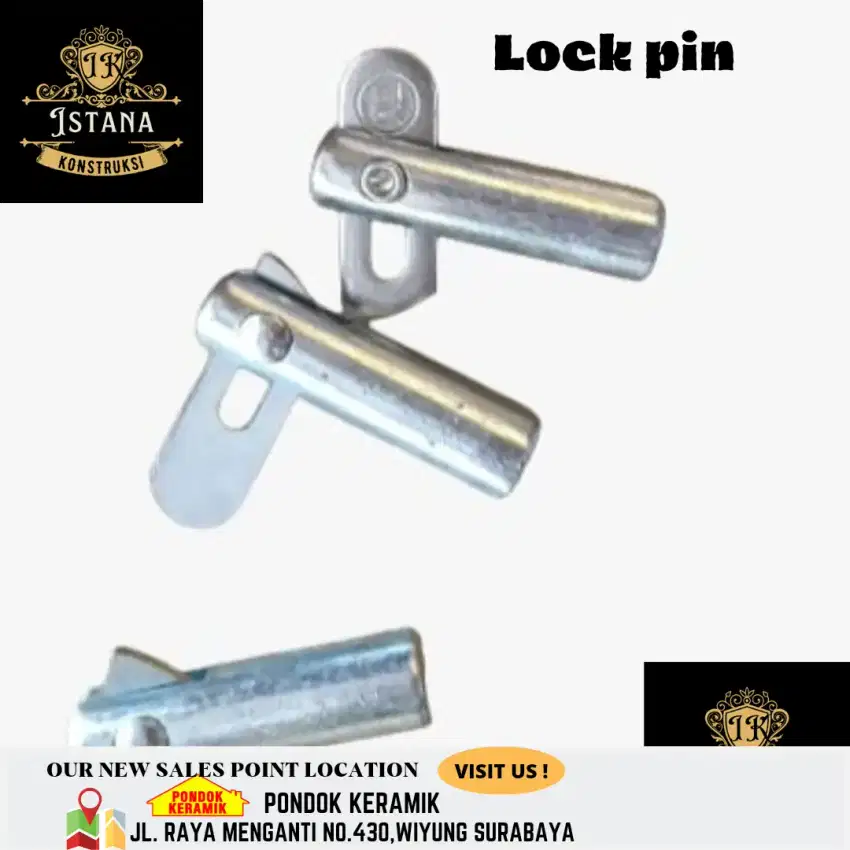 Lock pin scaffolding