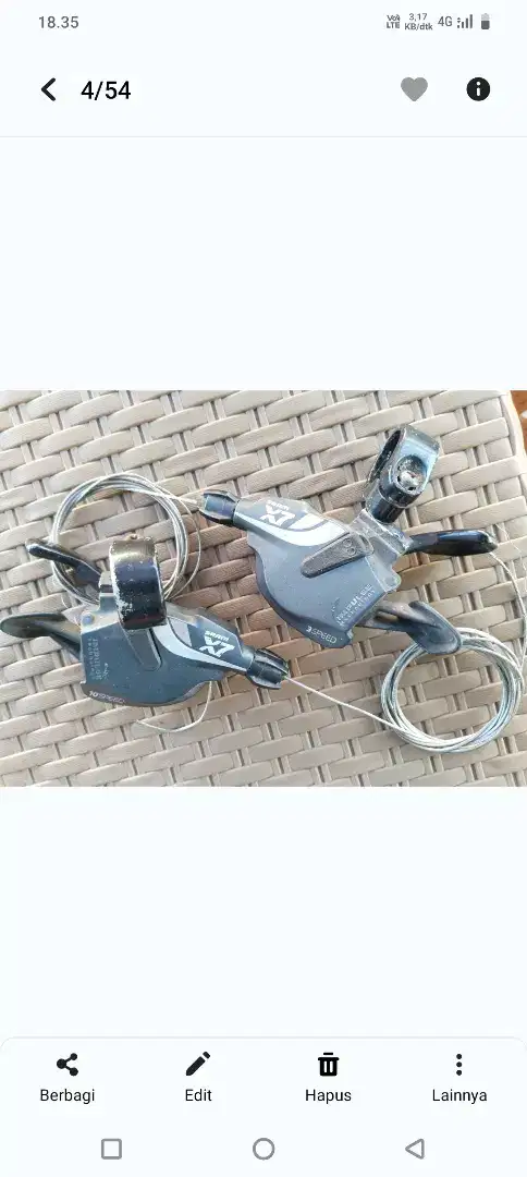 Jual shifter sram X - 7