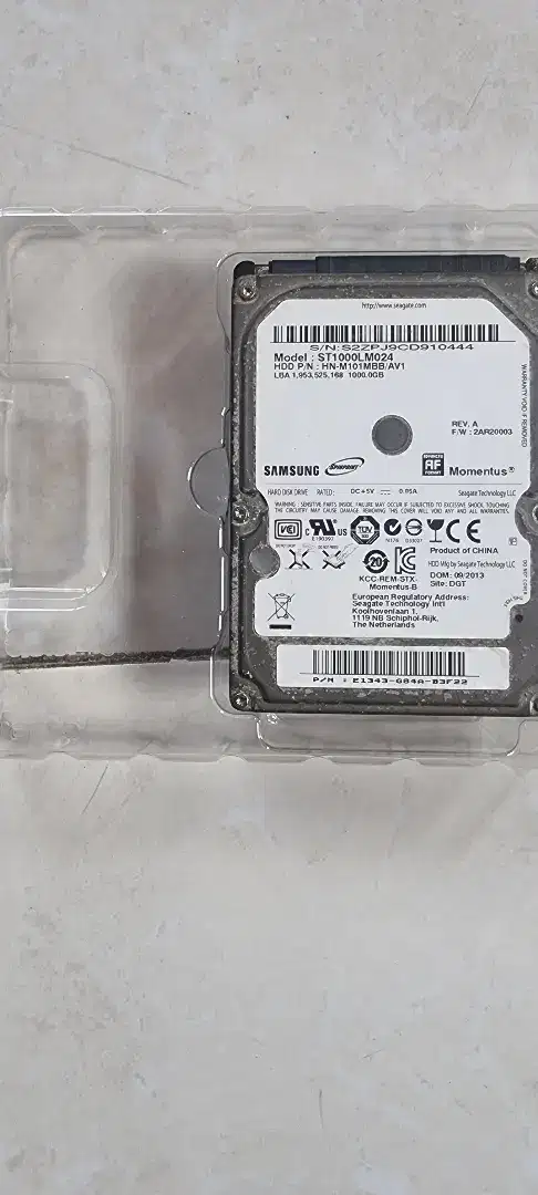 Hard Disk HDD Samsung 1T second