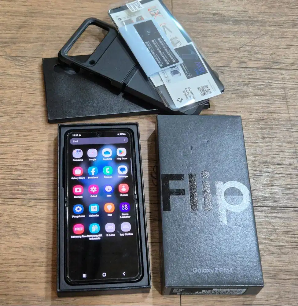 Samsung flip 4 256gb kayak baru lengkap no minus