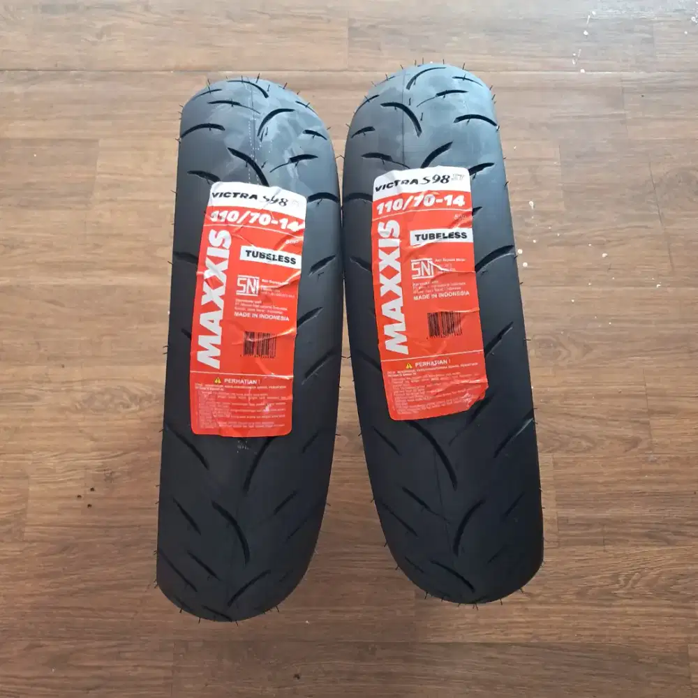 MAXXIS TYPE VICTRA T/L 110/70 -14 50P (MURAH & BERKUALITAS)