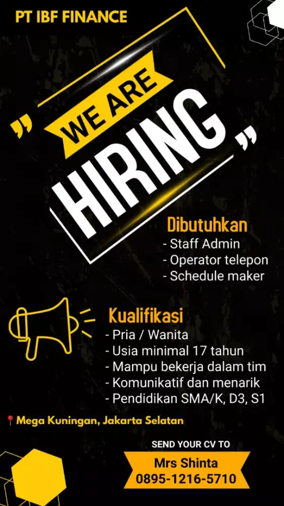 Lowongan kerja jakarta terbaru