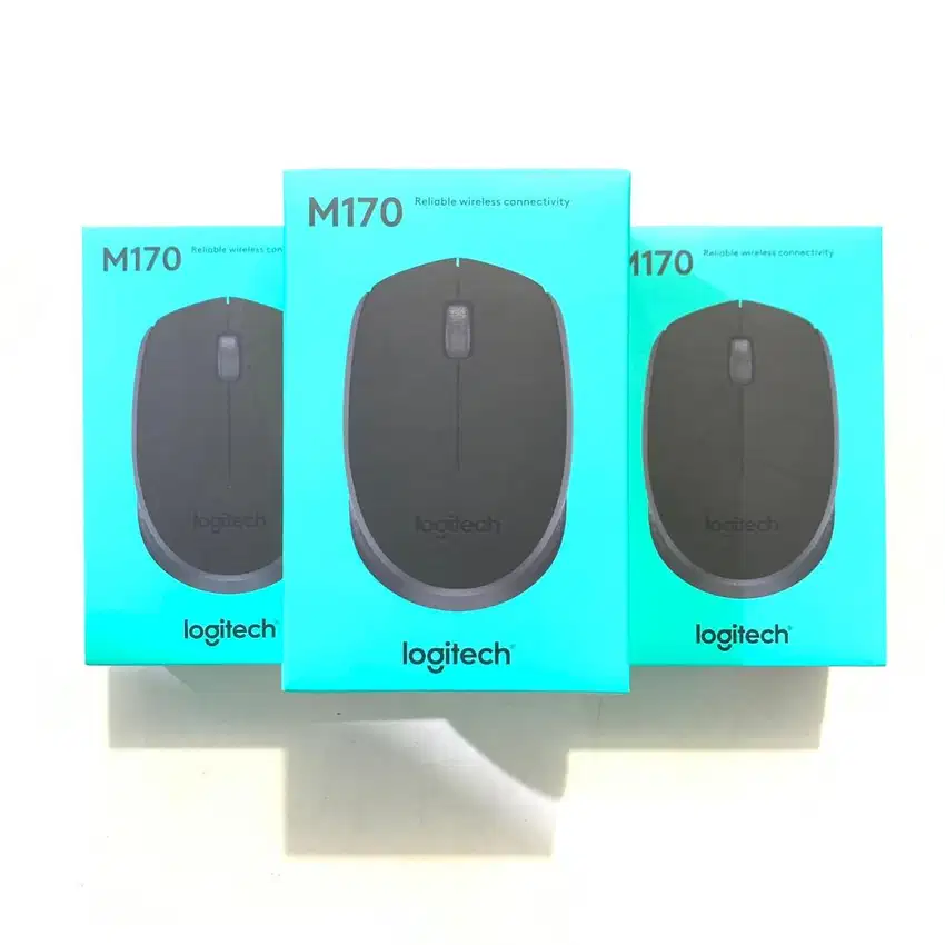 N E W Logitech M170 Mouse Wireless Original Bergaransi BONUS Battery