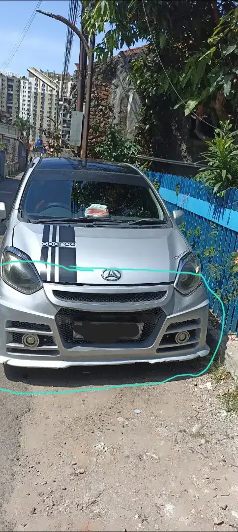 Bemper Depan Ayla / Agya 2017 udah di custom bodykit bamper bumper