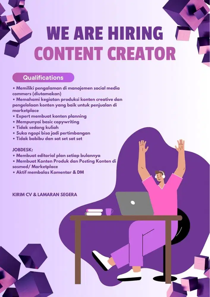 LOWONGAN KERJA VIDEO EDITING