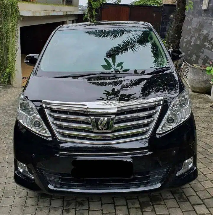 Toyota Alphard G ATPM 2012 Alphard 2013 Black hitam semarang beige