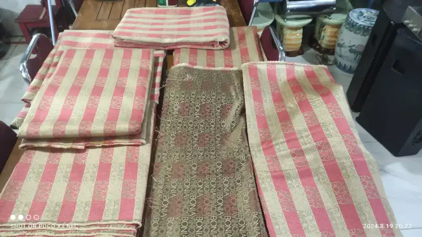 bahan kursi jok atau lapisan tas