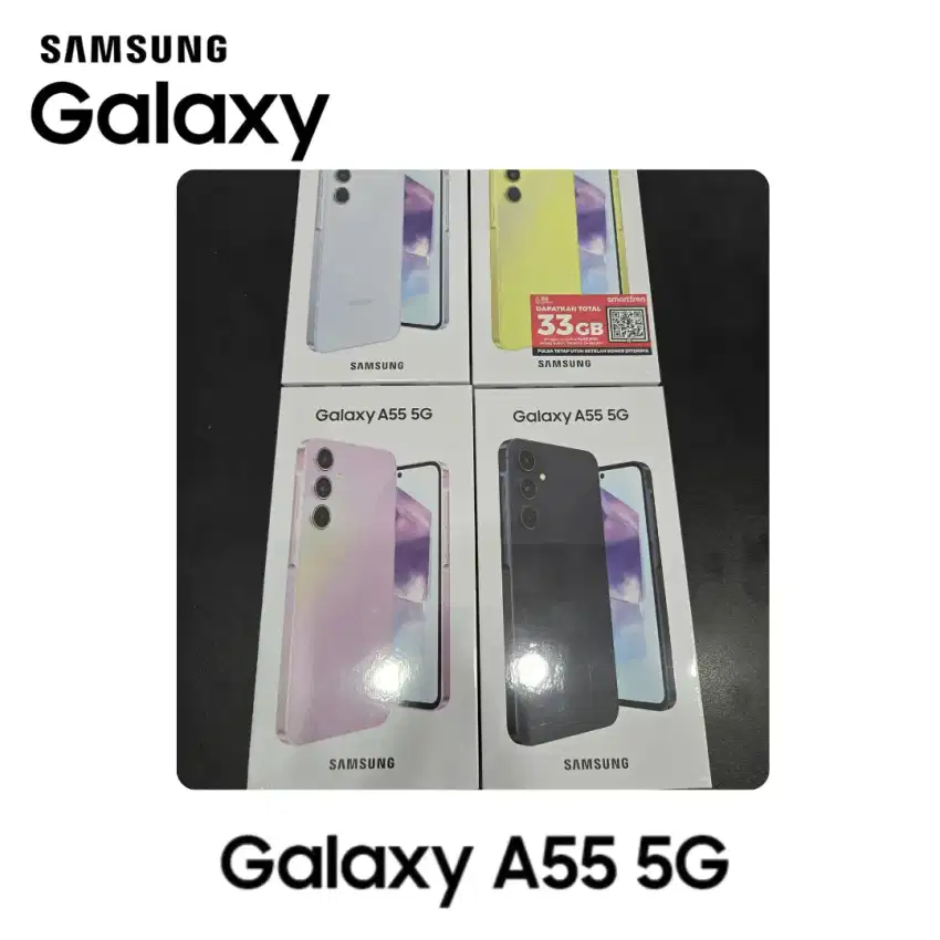 Samsung A55 5G 8/256GB Garansi resmi Gratis Adapter 25W