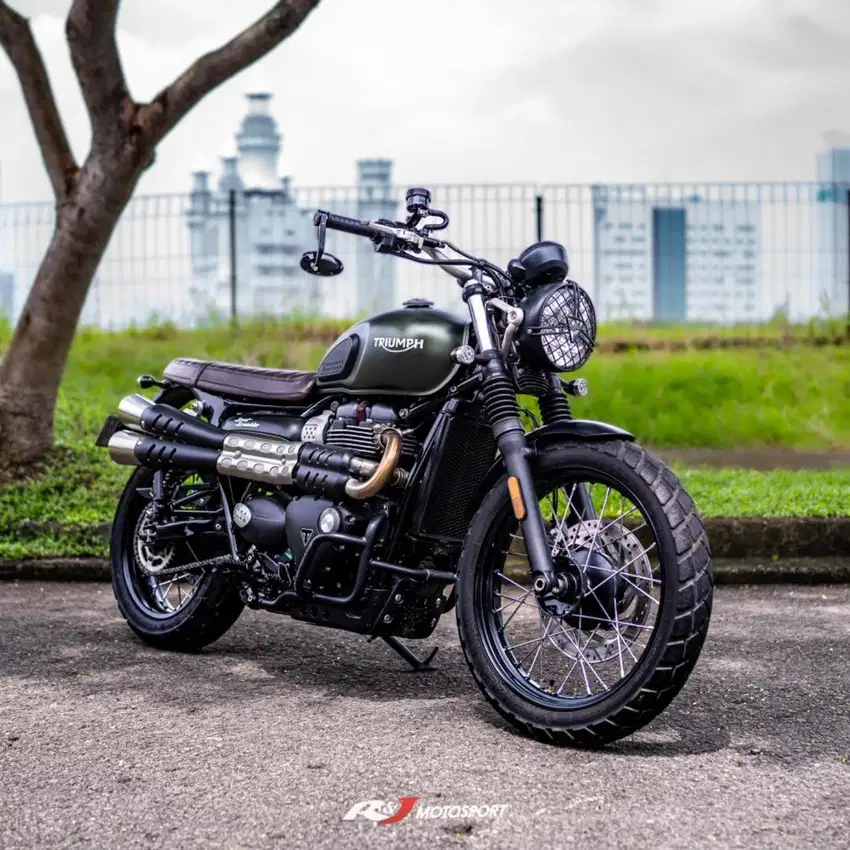 (KM 600) Triumph Street Scrambler 900 Nik 2018