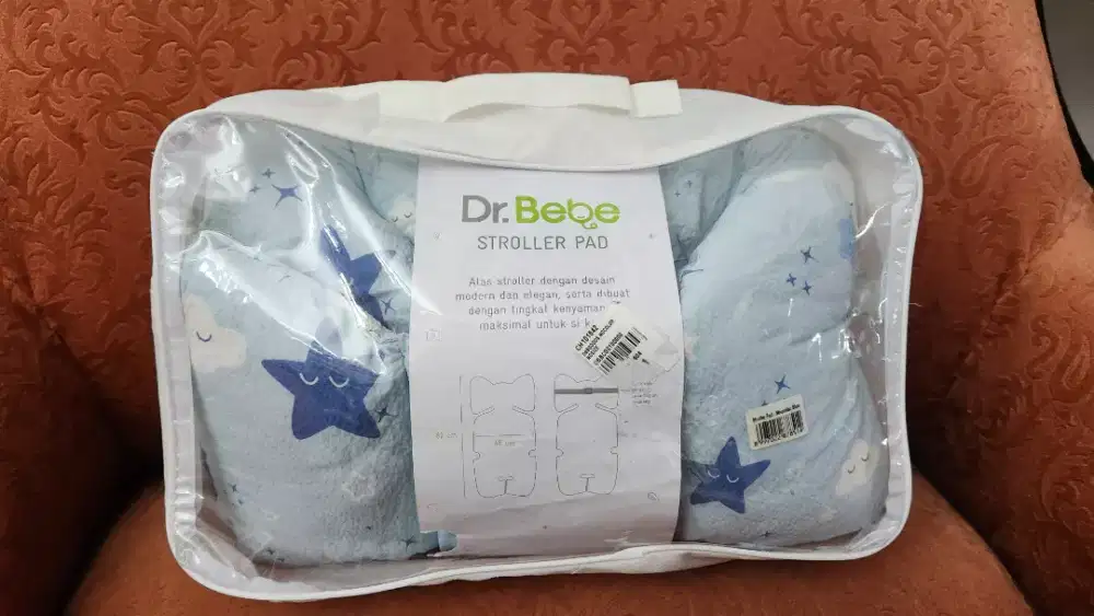 Dr. Bebe stroller pad moonstar blue