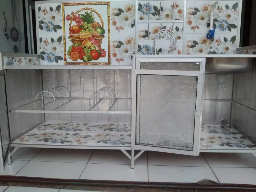 Meja wastafel jumbo 4pintu