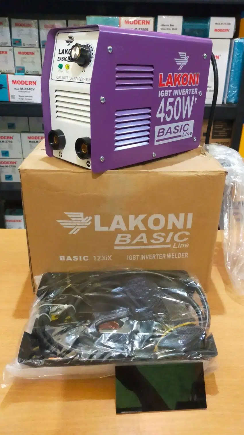 Mesin Travo Las Inverter 450 watt 120A - LAKONI BASIC 123iX