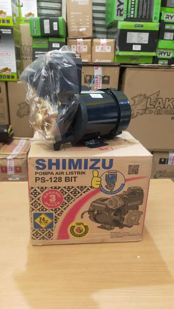 Mesin Pompa Air Sumur Dangkal Manual - SHIMIZU PS128 BIT