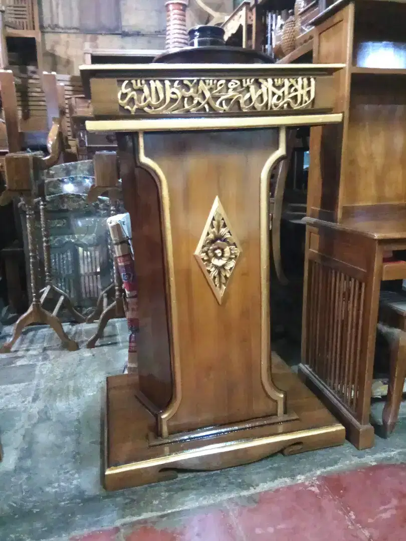 Mimbar masjid podium ready bisa COD