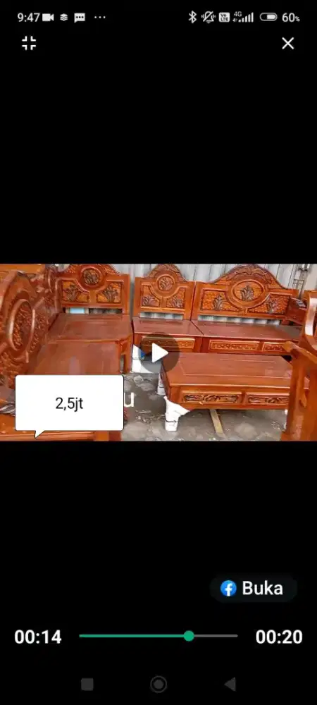 Kursi set jati Jepara murah