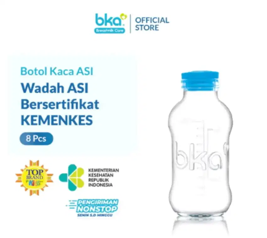 Botol Asi kaca 100ml