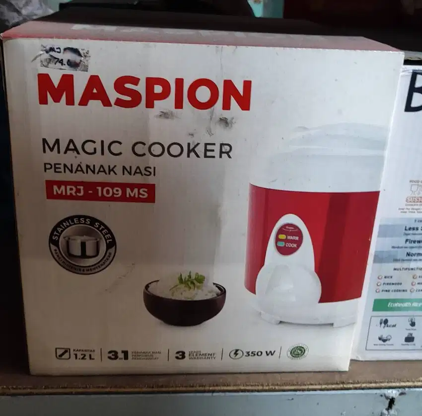 Maspion MRJ-109 MS/ RICE COOKER MASPION MRJ109MS/ MAGIC COM MASPION