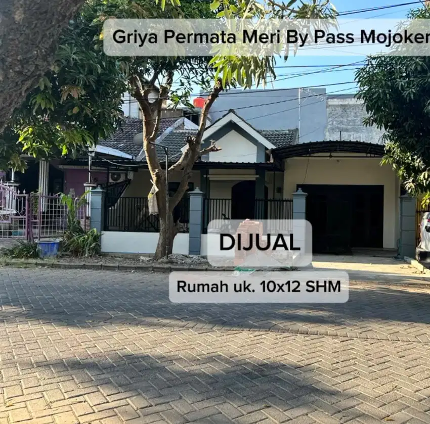 Griya Permata Meri by pass Mojokerto 100 mtr Jalan Utama