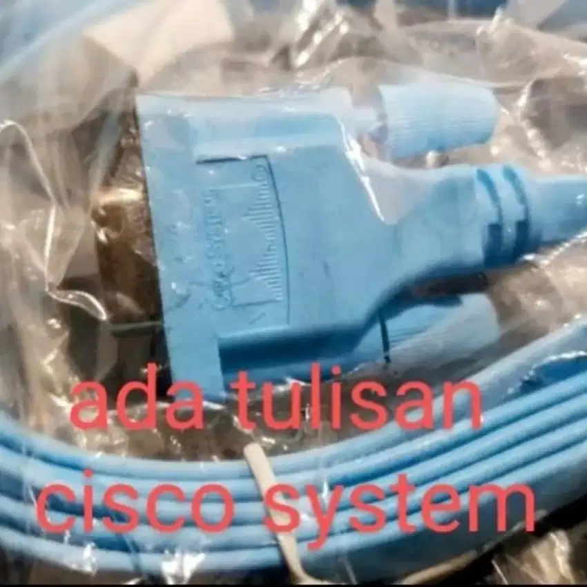 Kabel Consule Original RJ45 To Serial RS232/DB9 Dijamin Original Cisco