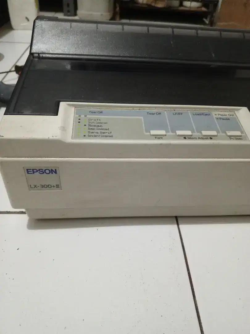 Epson dotmatrix LX-300+II mulus siap pakai