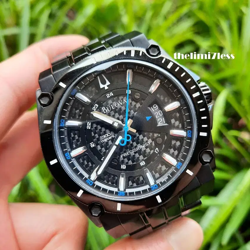 Jam tangan Bulova Precisionist swiss made quartz grand prix F1