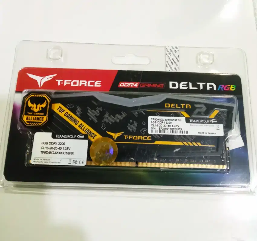 DELTA TUF GAMING MEMORY Team T-FORCE DDR4 RGB 8GB PC3200