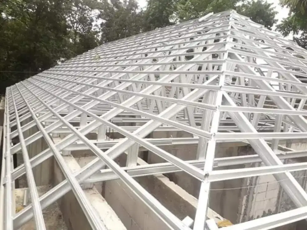 1 PAKET RENOVASI ATAP LAMA GANTI BAJA RINGAN