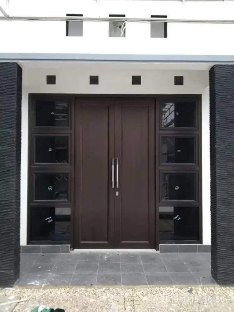 Kusen pintu jendela kaca Aluminium