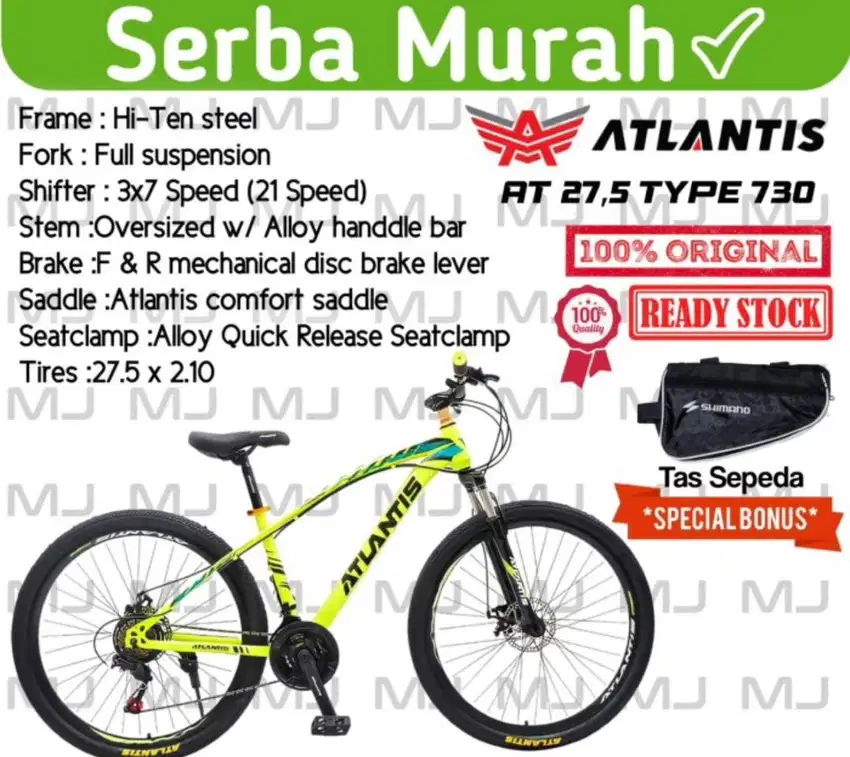 Jual Sepeda MTB AT 27,5 inch