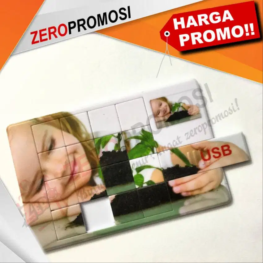 Hadiah Promosi Unik Flashdisk Kartu Puzzle FDCD12