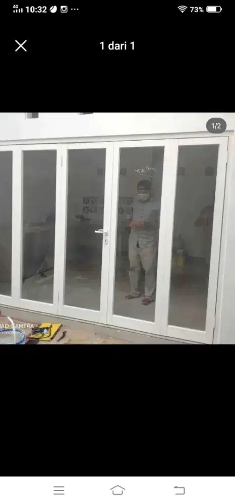 Mebel almanium dan kaca pintu jendela