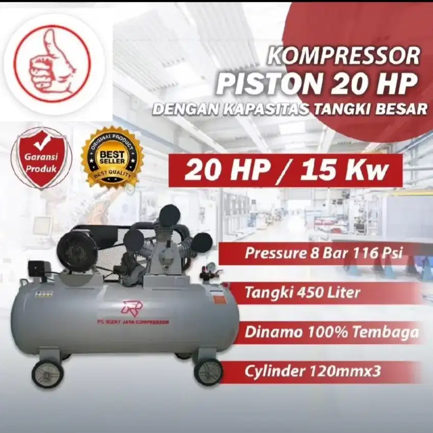 Kompresor Angin 20 HP Compressor udara 15 Kw kompresor Piston 20hp