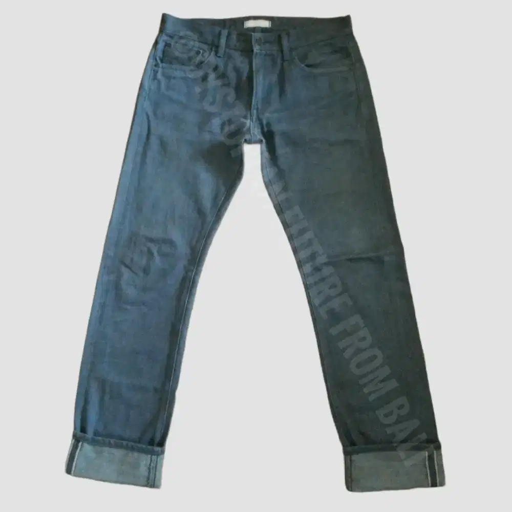 Uniqlo Jeans Slim Fit Straight Selvedge Denim