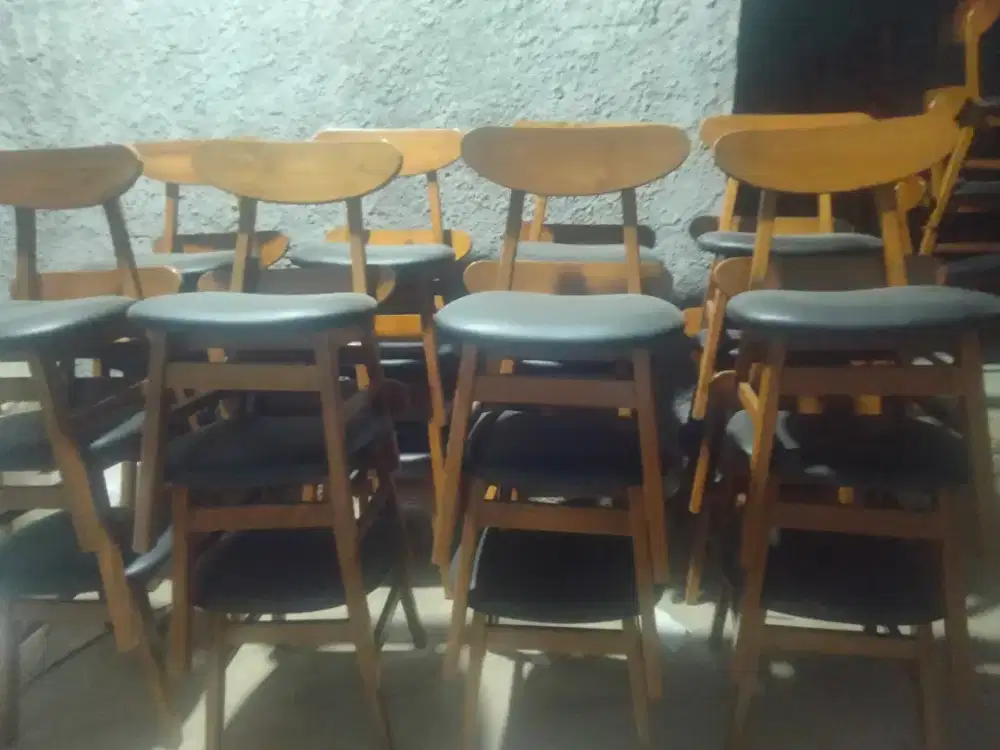 Kursi cafe kursi jati kursi kayu kursi kayu rotan