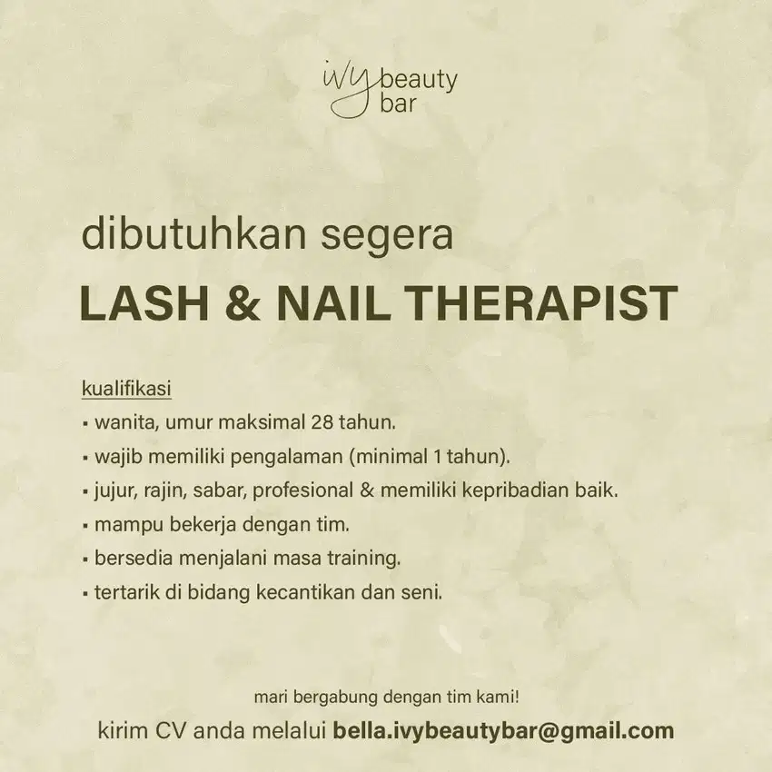 LOKER EYELASH, NAIL ART (NAILIST / LASH THERAPIST)