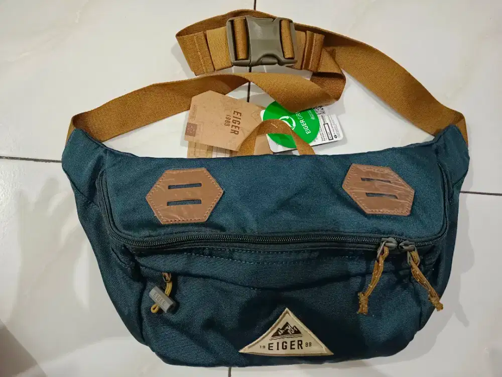 TAS EIGER 100% ORIGINAL(Waistbag,slempang,pinggang) Uk.4L 44.5x17x10cm