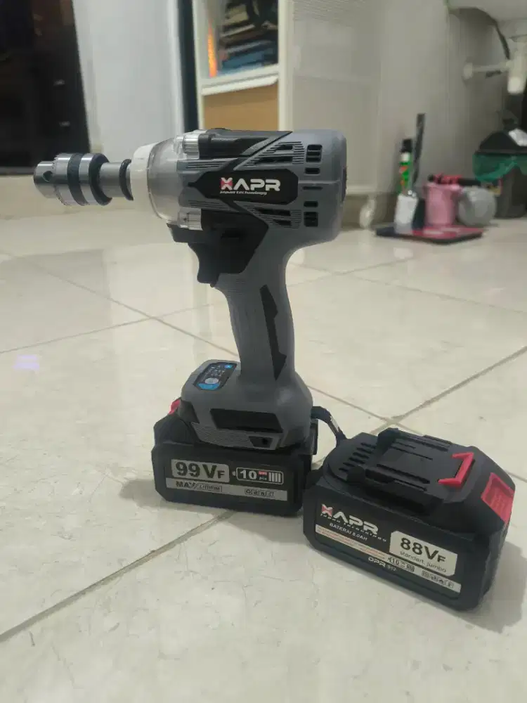 MESIN BOR APR 84+ BARU 2 BATERAI