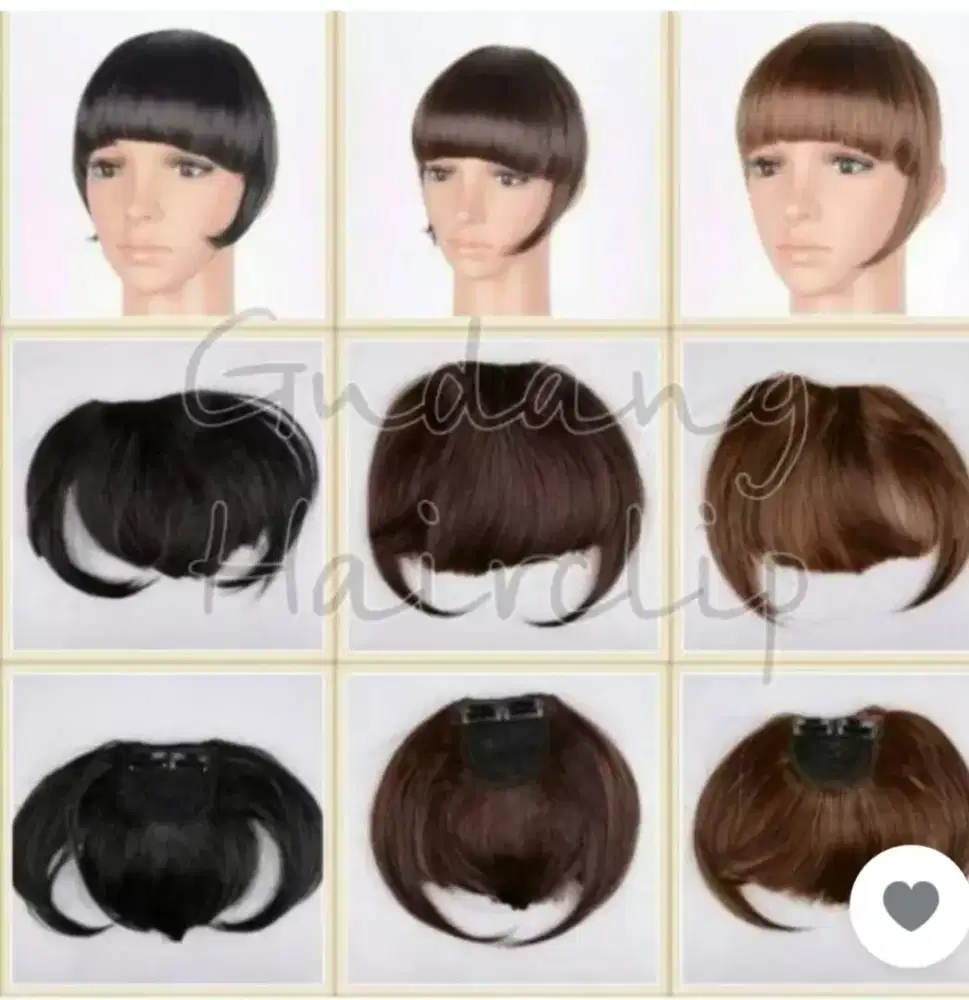 Hair Clip Poni Pendek