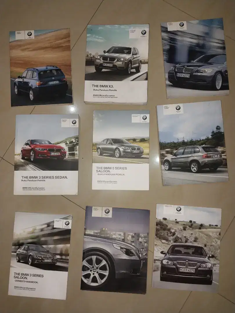 Buku manual bmw berbagai macam tipe dan seri